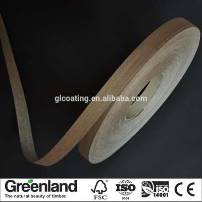 Wenge edge banding reconstituted wood veneer