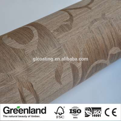 Reconstituted Walnut Parquet Wood Veneer for Artifical Wood Door Wallcovering