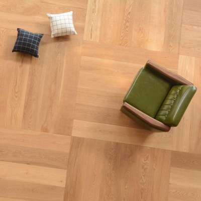 Engineered parquet fooring Russian oak block flooring