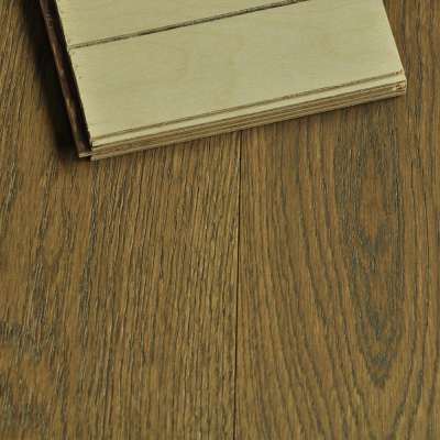 AB grade Russian oak prefinished 15mm thick rustic engineered UV lacquer wood flooring