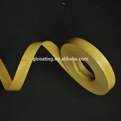 Varnished Natural Movingui Edge Banding Wood Veneer